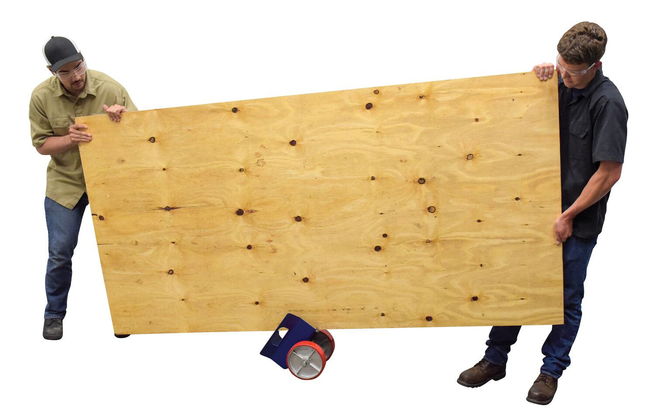 Heavy Duty Plate And Slab Dolly w/ 8" Poly-on-Steel Casters