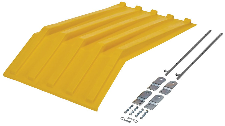 YELLOW POLY LID SIZE 0.5 STYLE H HOPPER - Model PLID-H-50-YL
