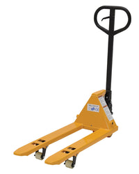 Thumbnail for Steel Mini Hand Pallet Truck 45 In. x 15 In. x 45 In. 1100 Lb. Capacity Yellow