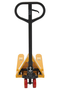 Thumbnail for Steel Mini Hand Pallet Truck 45 In. x 15 In. x 45 In. 1100 Lb. Capacity Yellow