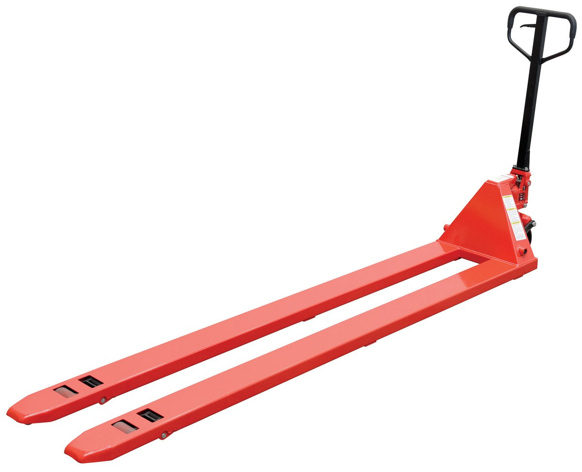 Steel Low Profile Pallet Truck 112 In. x 20-5/8 In. x 48 In. 4000 Lb. Capacity Red