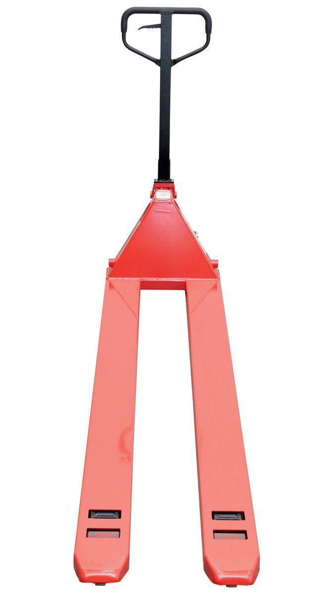 Steel Low Profile Pallet Truck 112 In. x 20-5/8 In. x 48 In. 4000 Lb. Capacity Red