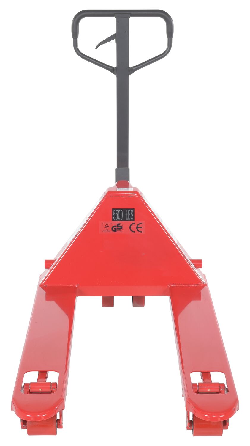 Steel Full Featured Pallet Truck 27 In. x 42 In. 5,500 Lb. Capacity Red