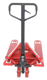 Thumbnail for Steel Full Featured Pallet Truck 27 In. x 42 In. 5,500 Lb. Capacity Red