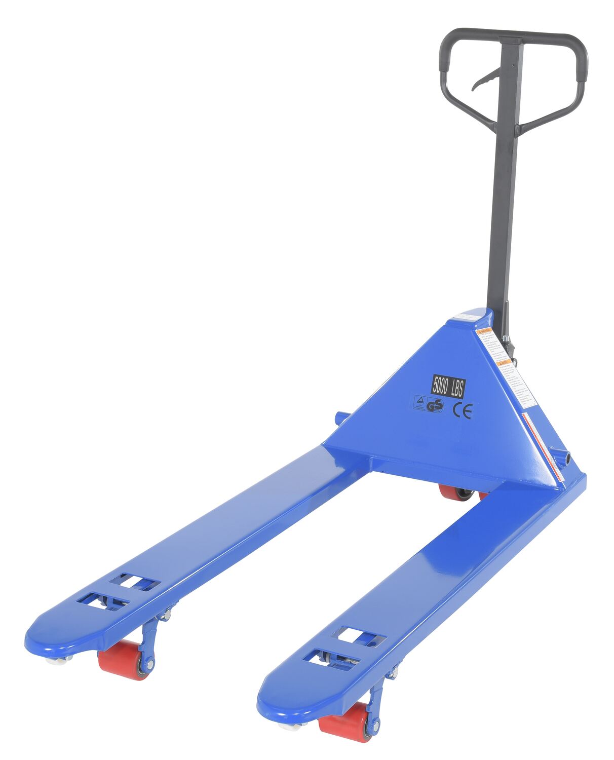 Steel Full Featured Pallet Truck 27 In. x 48 In. 5,000 Lb. Capacity Blue
