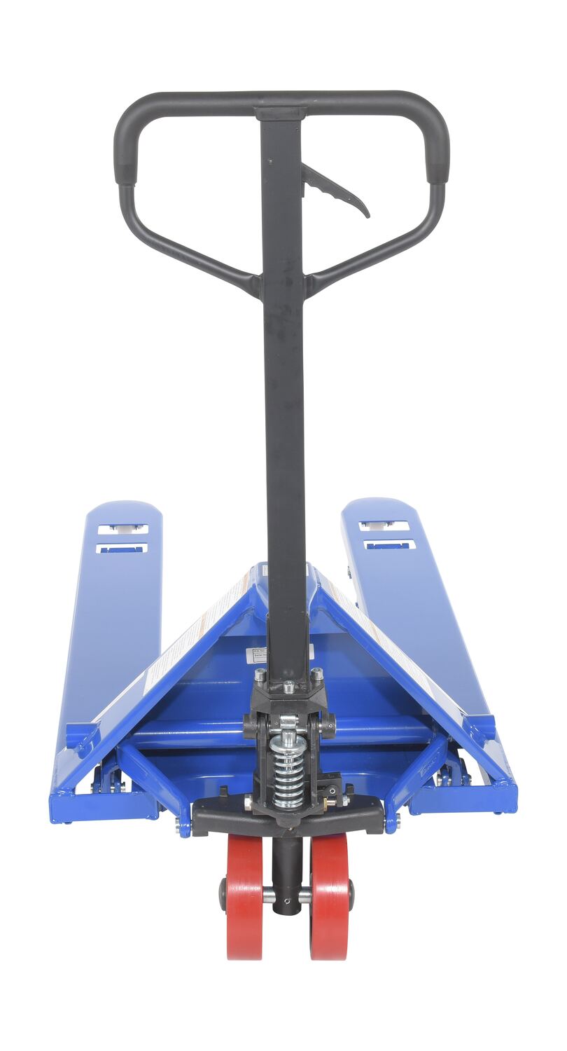 Steel Full Featured Pallet Truck 27 In. x 48 In. 5,000 Lb. Capacity Blue