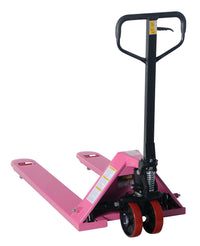 Thumbnail for Steel Pallet Truck 63 In.x 27 In. x 48 In. 5500 Lb. Capacity Pink