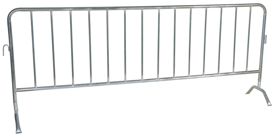 GALVANIZED BARRIER W/CURVED FEET