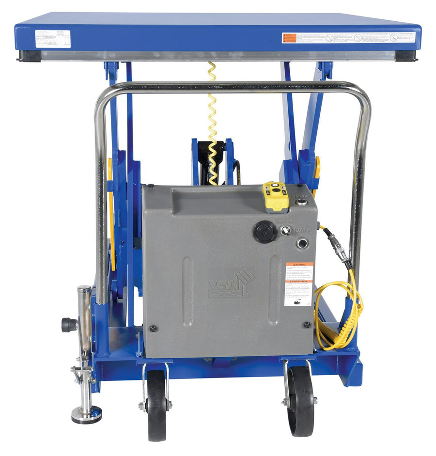 1,000-lbs Capacity Portable Scissor Lift Table w/ 10" to 46" Service Range