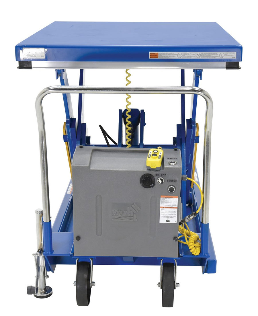 2,000-lbs Capacity Portable Scissor Lift Table w/ 10" to 46" Service Range