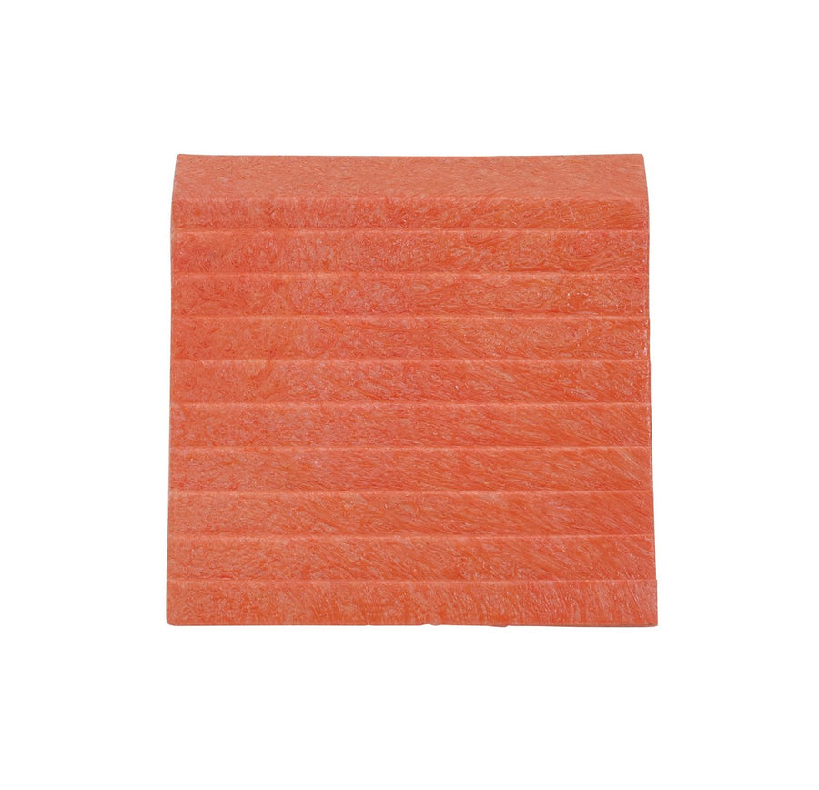 PLASTIC DUAL SLOPE WHEEL CHOCK ORANGE