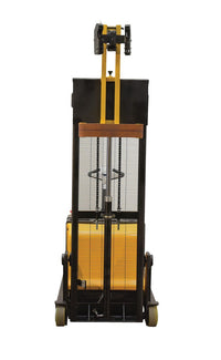 Thumbnail for Steel Counter Balanced Drum Lifter Dual Grip 62 In. Lifting Height 1,000 Lb. Capacity Yellow/Black