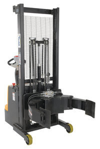 Thumbnail for Steel Vertical Roll Gripper/Rotator 72 In. Raised Height 800 Lb. Capacity Black/Yellow