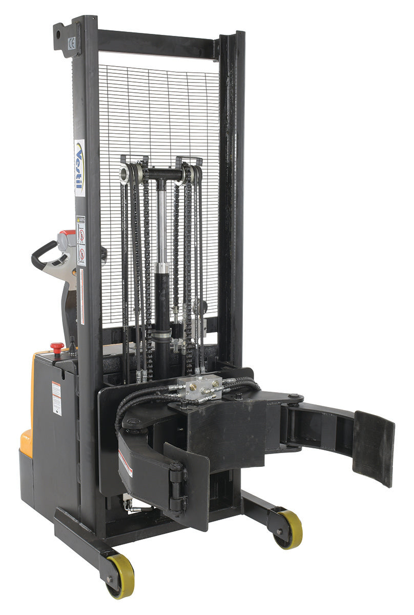 Steel Vertical Roll Gripper/Rotator 72 In. Raised Height 800 Lb. Capacity Black/Yellow