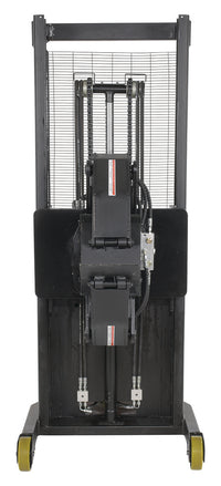 Thumbnail for Steel Vertical Roll Gripper/Rotator 72 In. Raised Height 800 Lb. Capacity Black/Yellow