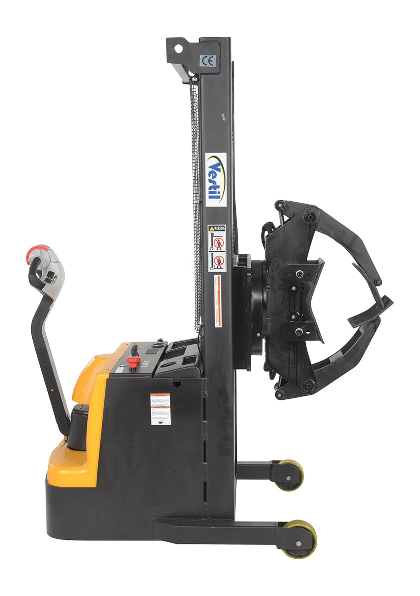 Steel Vertical Roll Gripper/Rotator 72 In. Raised Height 800 Lb. Capacity Black/Yellow
