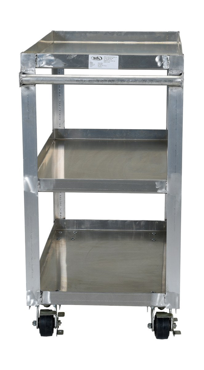 Vestil 22" x 36" 660-lbs Capacity Service Cart w/ 3 Shelves