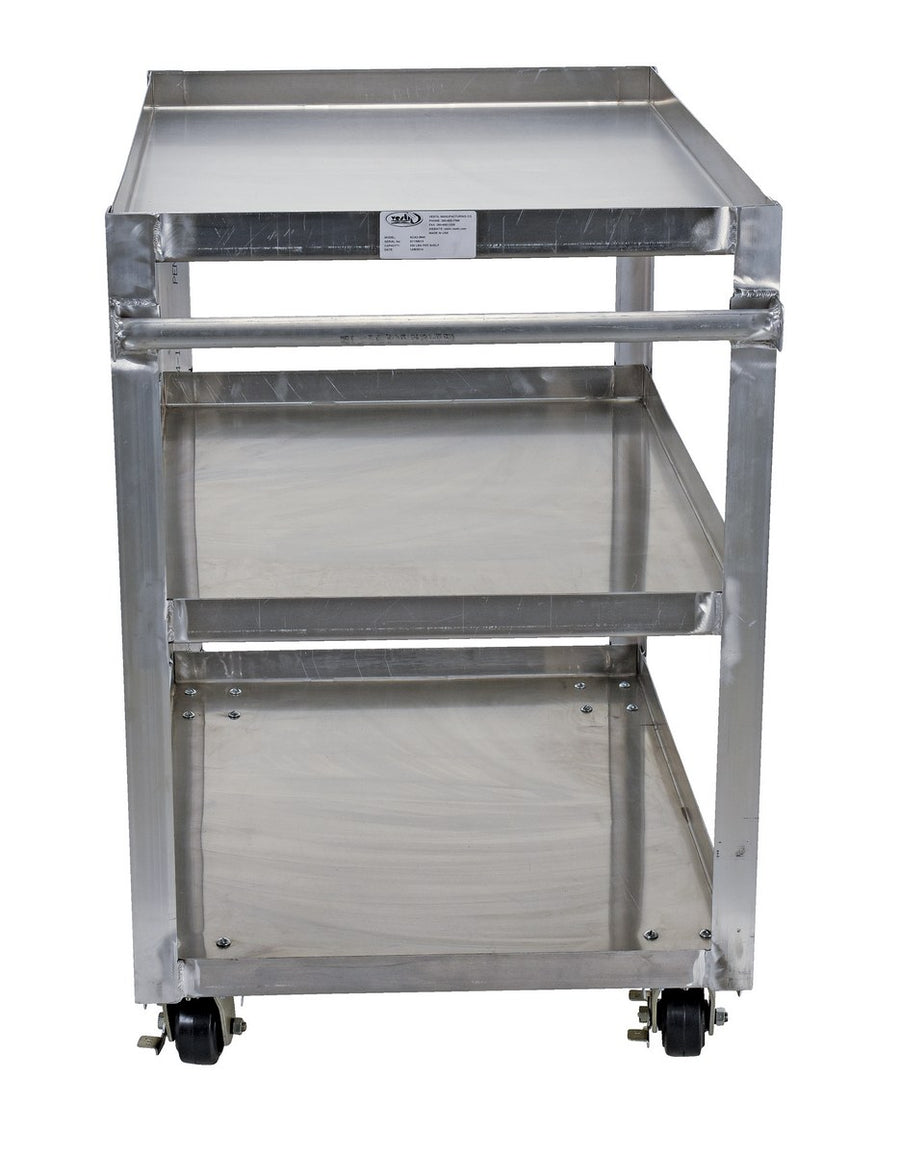 Vestil 28" x 40" 660-lbs Capacity Service Cart w/ 3 Shelves
