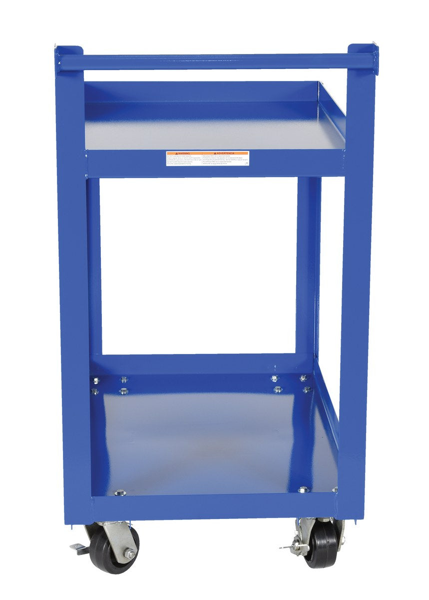 Vestil 22" x 36" 1,000-lbs Capacity Service Cart w/ 2 Shelves