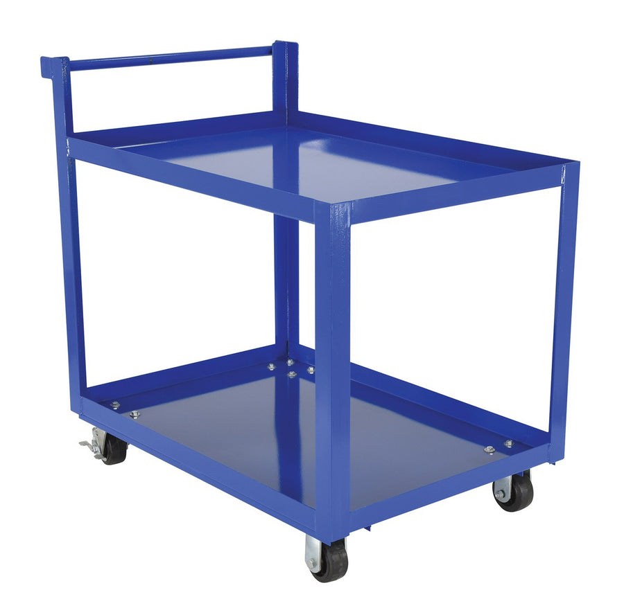 Vestil 28" x 40" 1,000-lbs Capacity Service Cart w/ 2 Shelves