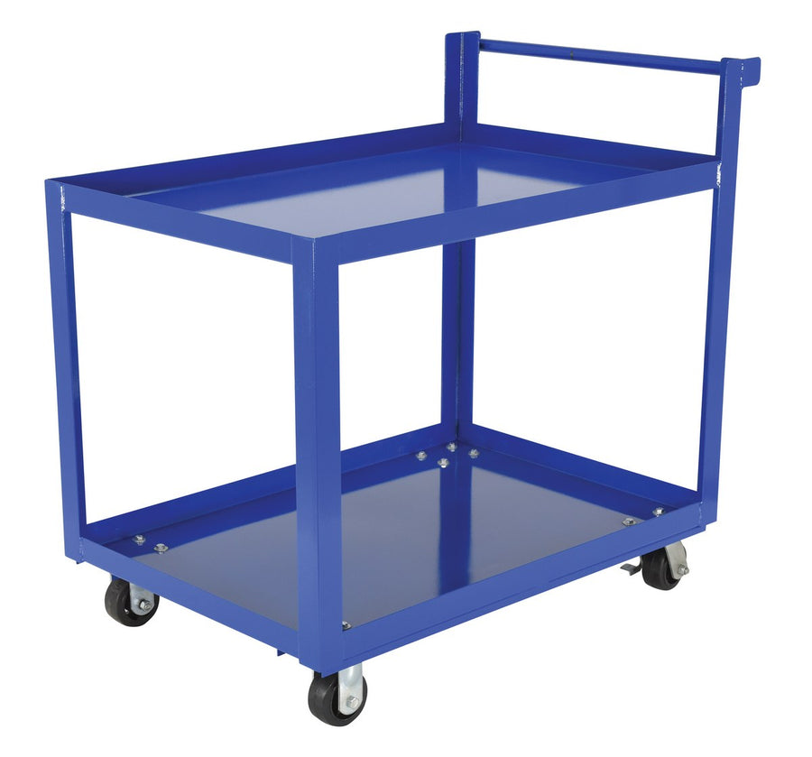 Vestil 28" x 40" 1,000-lbs Capacity Service Cart w/ 2 Shelves