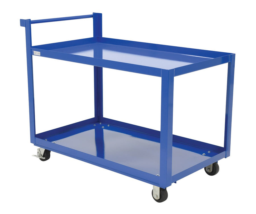 Vestil 28" x 48" 1,000-lbs Capacity Service Cart w/ 2 Shelves