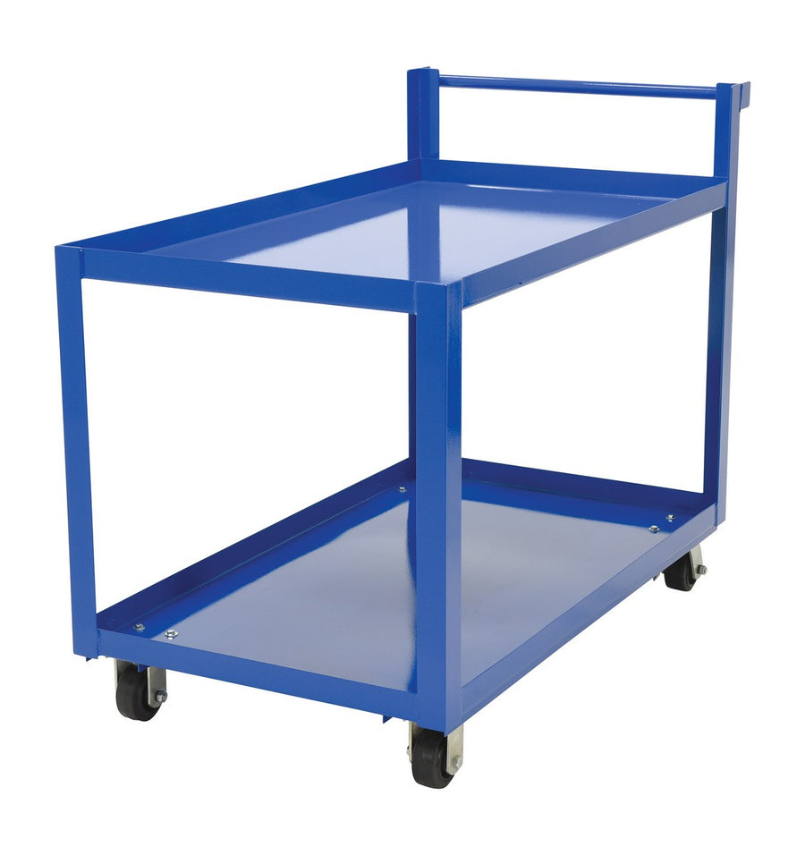 Vestil 28" x 48" 1,000-lbs Capacity Service Cart w/ 2 Shelves