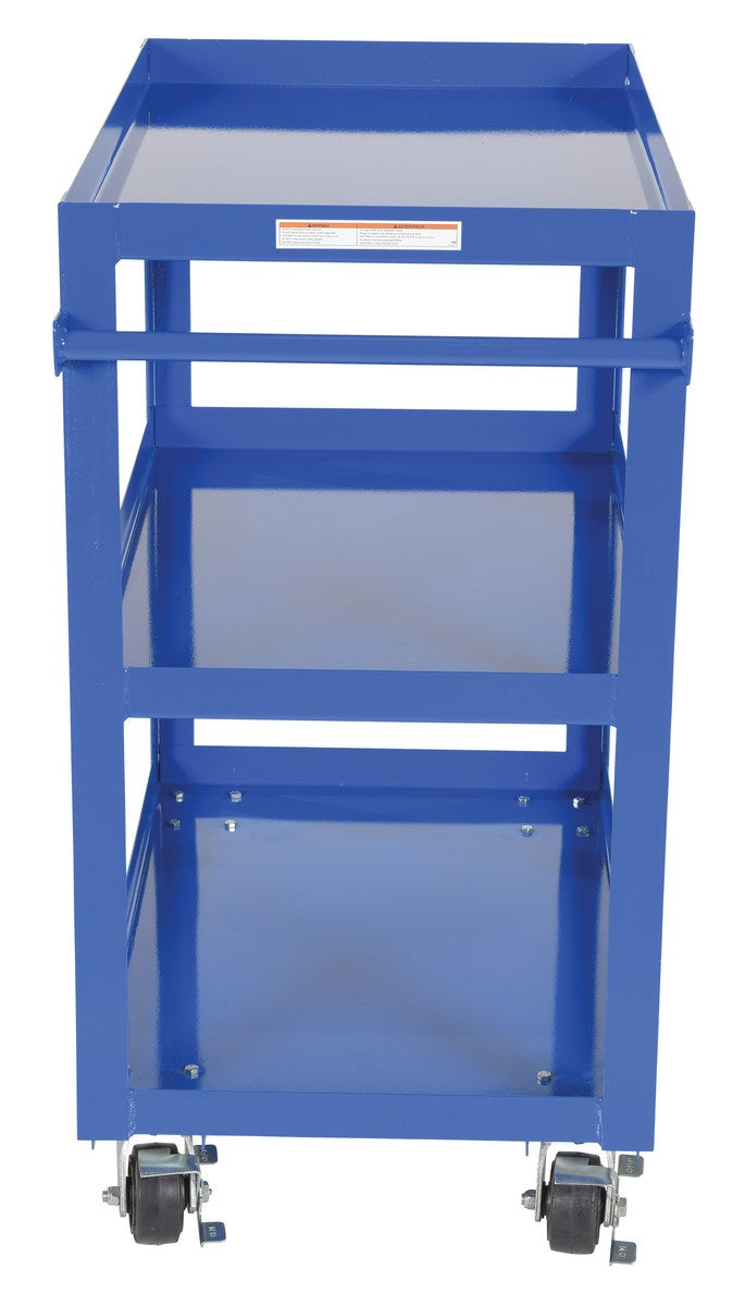Vestil 22" x 36" 1,000-lbs Capacity Service Cart w/ 3 Shelves