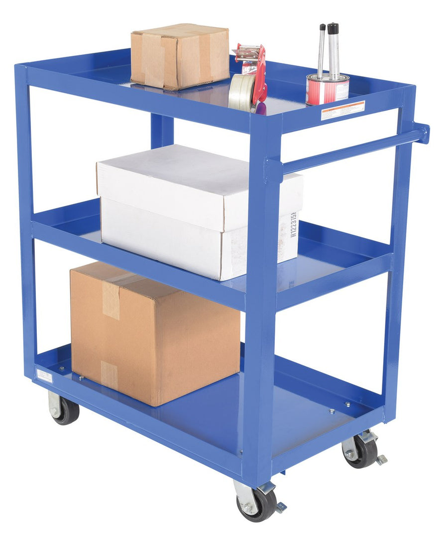 Vestil 22" x 36" 1,000-lbs Capacity Service Cart w/ 3 Shelves