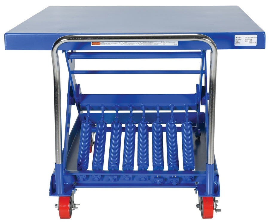 2,000-lbs Capacity Spring Counterbalanced Cart
