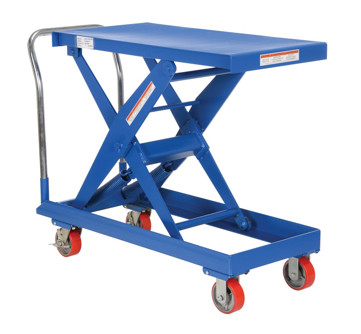 Spring Counterbalanced Auto-Hite Cart 45" x 20" x 38"