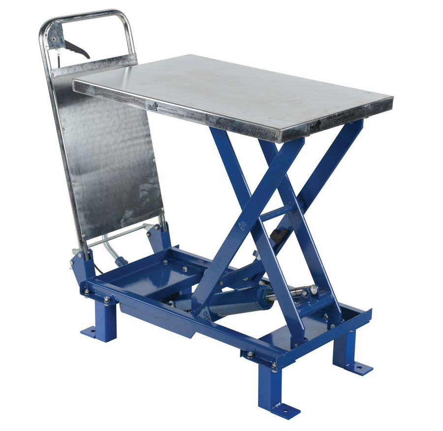 17.5" x 27.5" Foot Pump Scissor Lift Table w/ 400-lbs Capacity