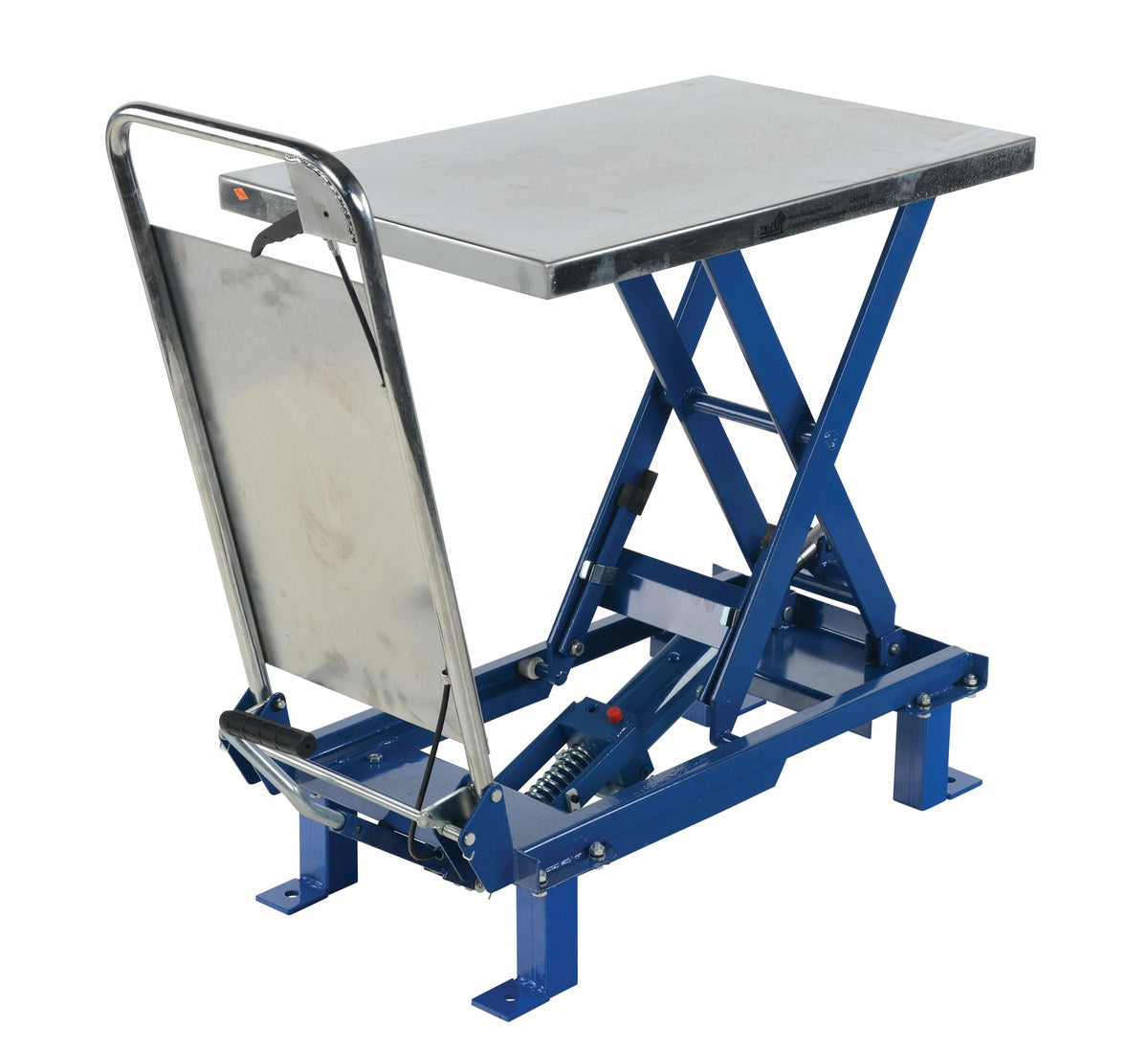 17.5" x 27.5" Foot Pump Scissor Lift Table w/ 400-lbs Capacity