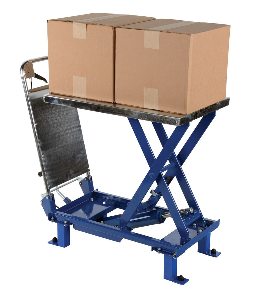 17.5" x 27.5" Foot Pump Scissor Lift Table w/ 400-lbs Capacity