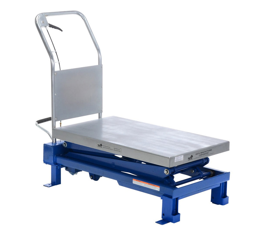 20" x 35.5" Foot Pump Scissor Lift Table w/ 800-lbs Capacity