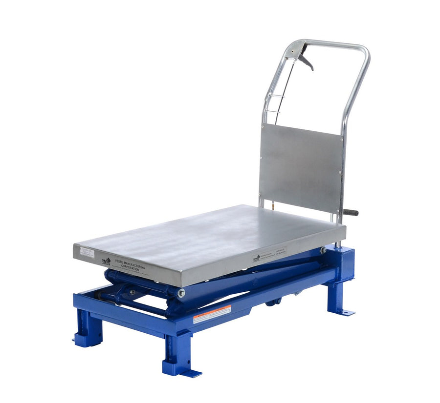 20" x 35.5" Foot Pump Scissor Lift Table w/ 800-lbs Capacity
