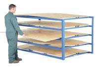 Thumbnail for HORIZONTAL SHEET RACK 5-SHELF 2K LB CAP