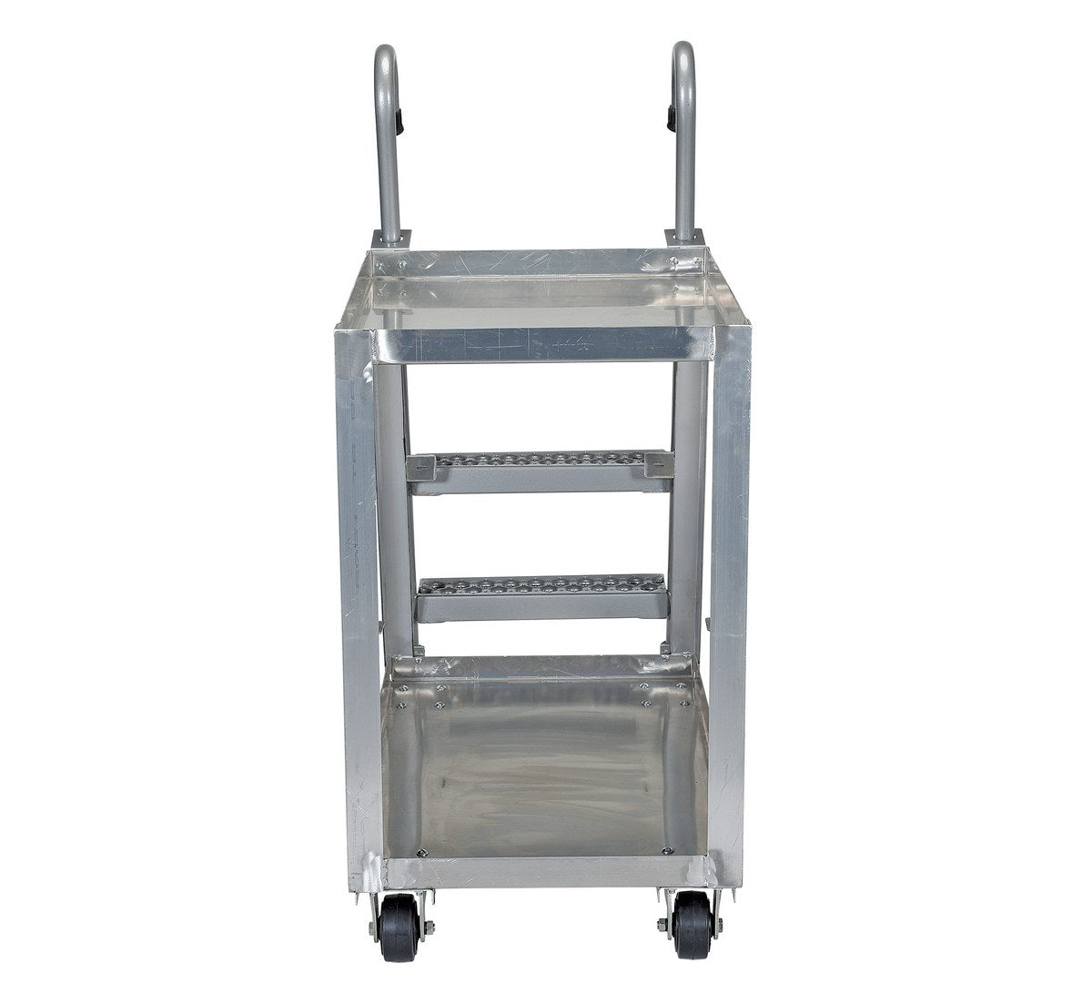 22" x 36" Aluminum Stockpicker Truck w/ 2 Shelves