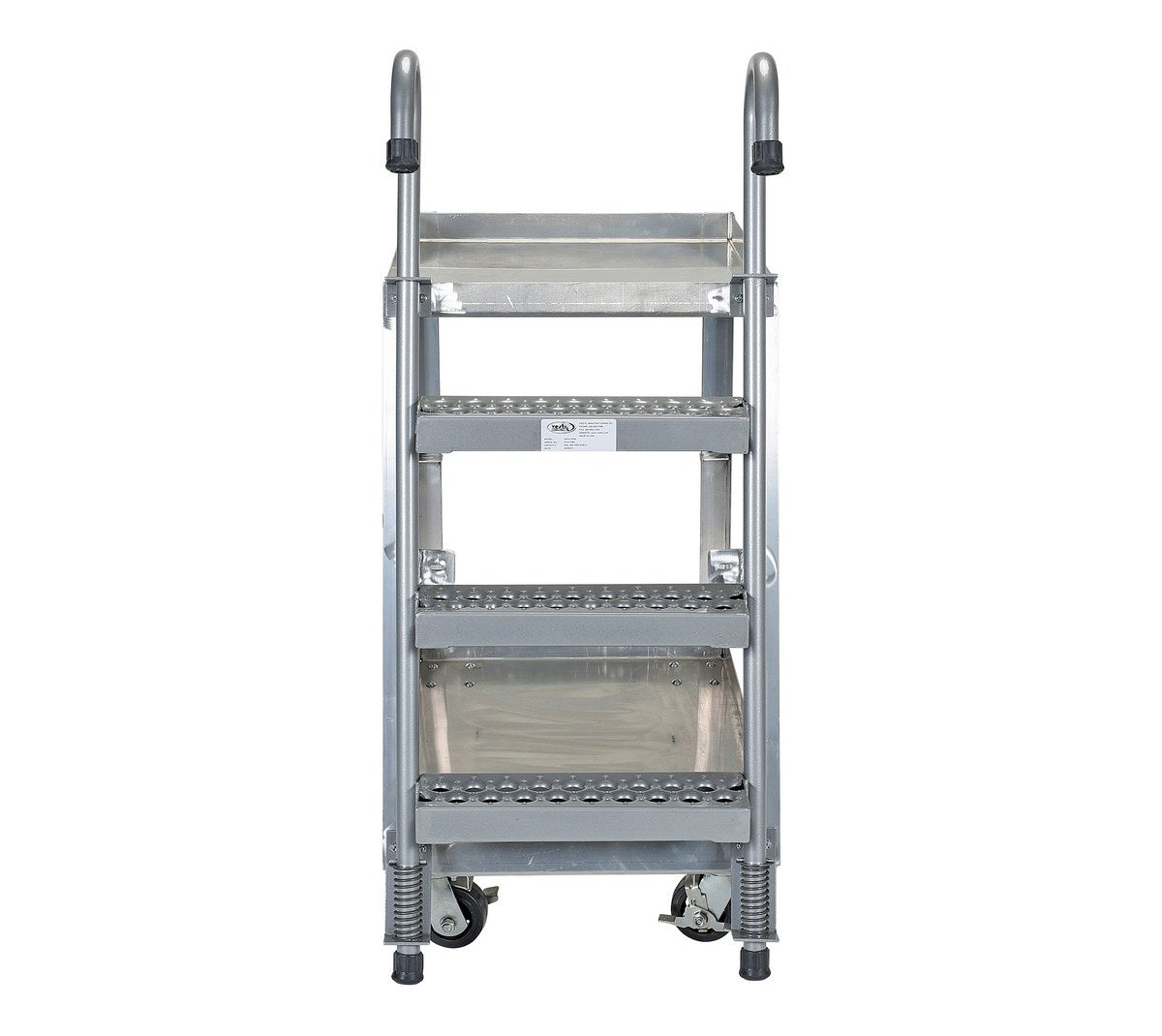 22" x 36" Aluminum Stockpicker Truck w/ 2 Shelves