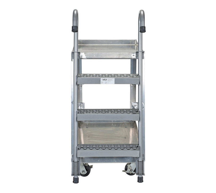 22" x 36" Aluminum Stockpicker Truck w/ 2 Shelves