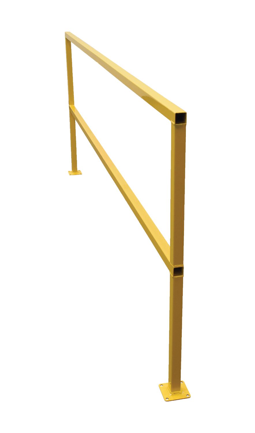108"L Steel Square Safety Handrail