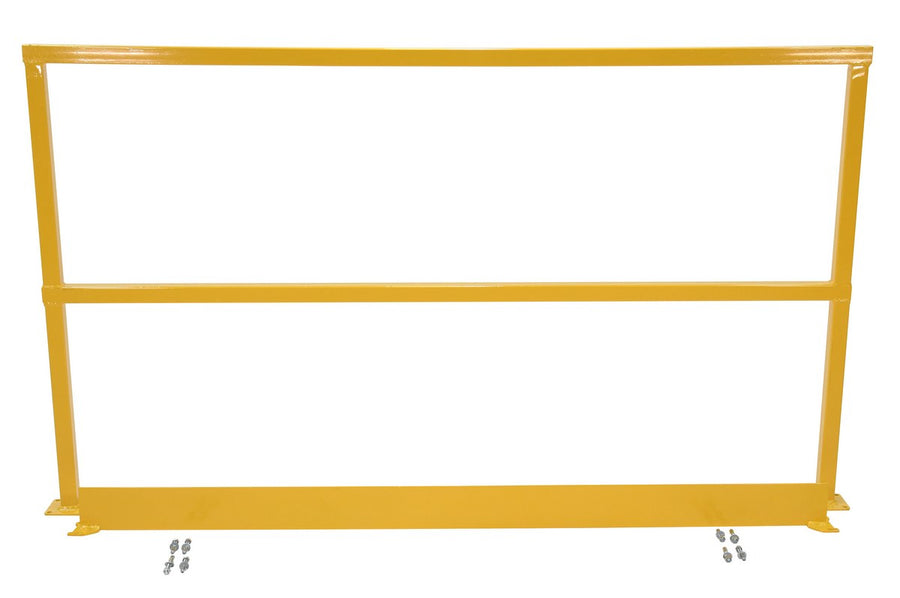 SAFETY HANDRAIL-HARDWARE W/TOEBOARD 72IN - Model SQ-72-TB-HWR