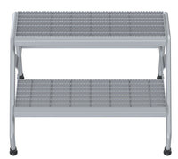 Thumbnail for ALUMINUM STEP STAND - 2 STEP WIDE WELDED - Model SSA-2W