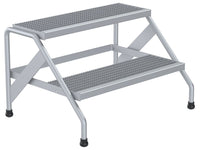 Thumbnail for ALUMINUM STEP STAND - 2 STEP WIDE WELDED - Model SSA-2W