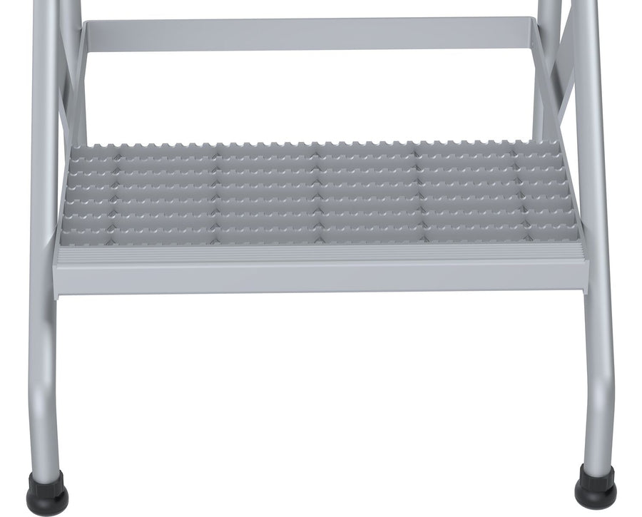 Welded Aluminum Step Stand w/ 2 Steps