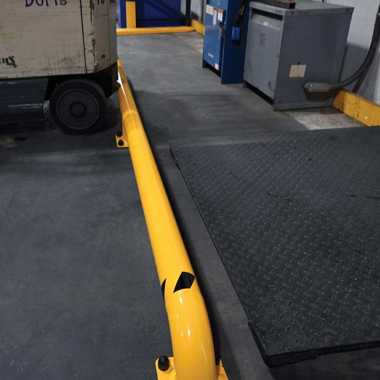 144"L Steel Wheel Alignment Curb