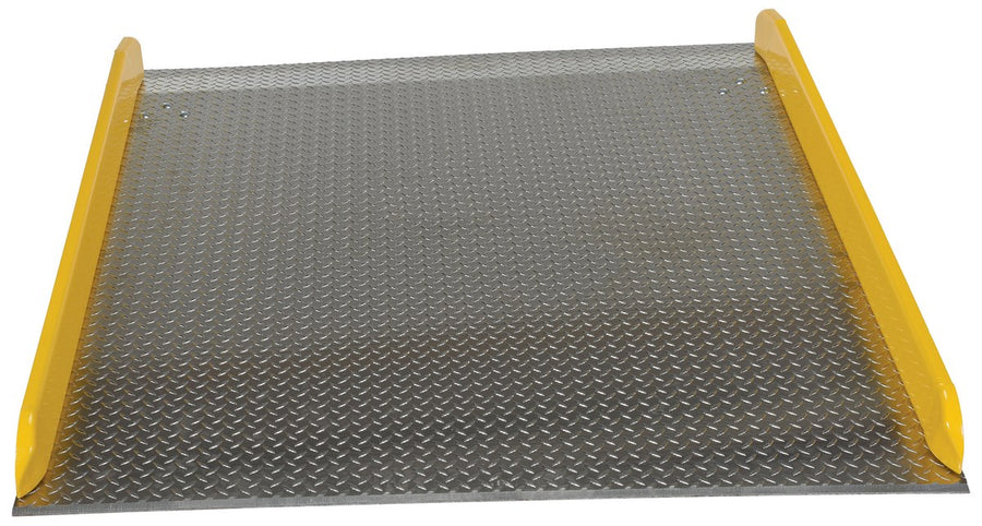 60" x 72" Aluminum Dockboard w/ Steel Curbs & 10,000-lbs Capacity