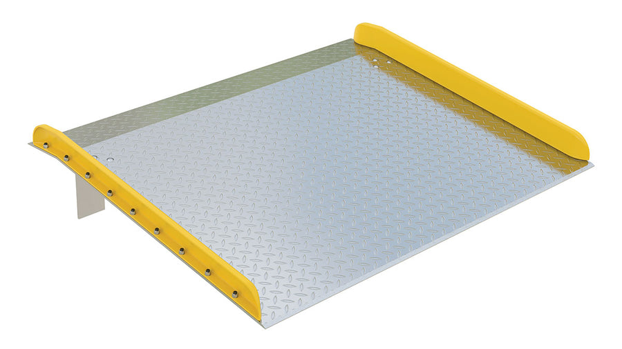 72" x 60" Aluminum Dockboard w/ Steel Curbs & 10,000-lbs Capacity