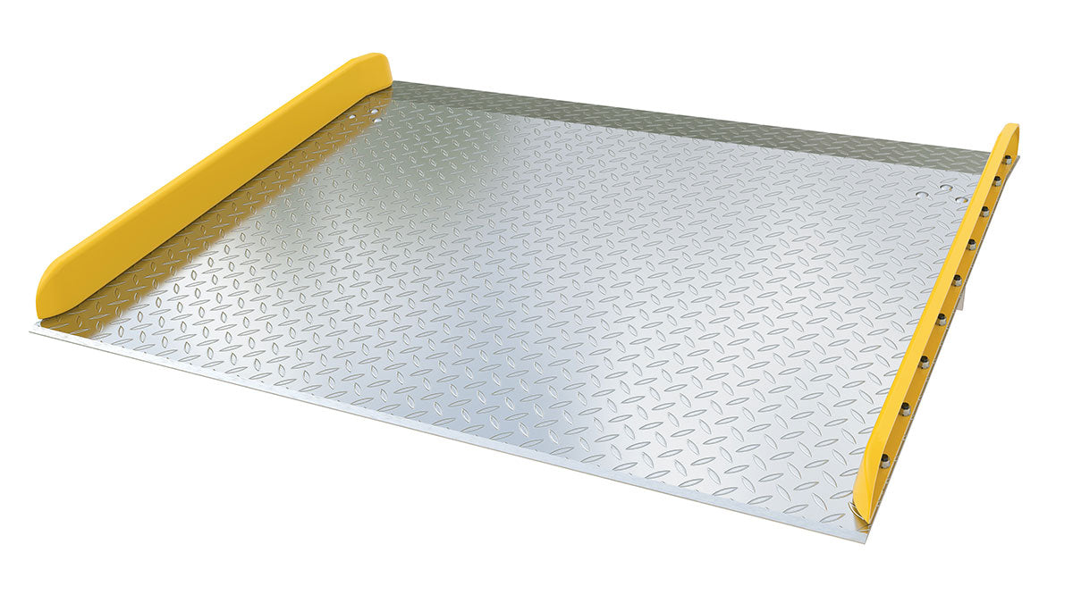 72" x 60" Aluminum Dockboard w/ Steel Curbs & 10,000-lbs Capacity