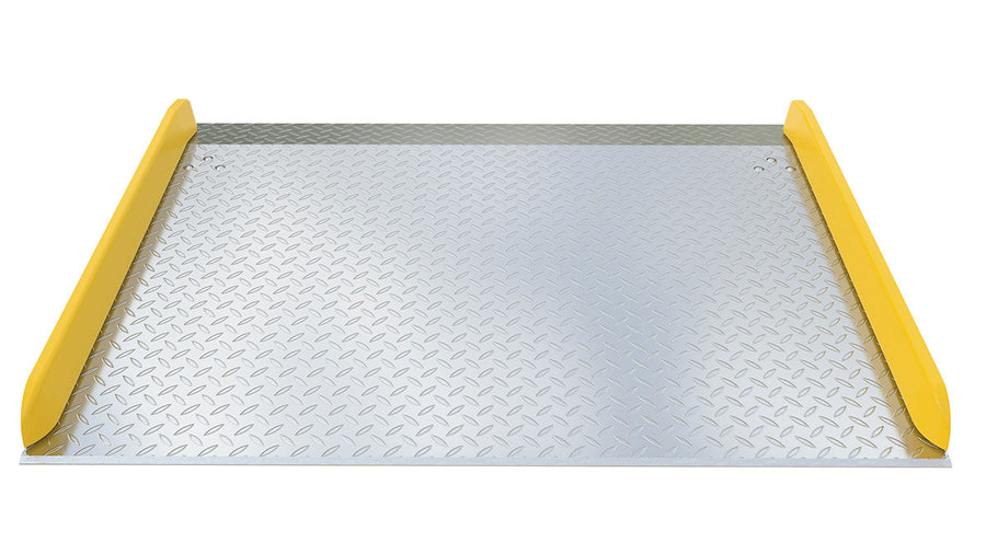 72" x 60" Aluminum Dockboard w/ Steel Curbs & 10,000-lbs Capacity